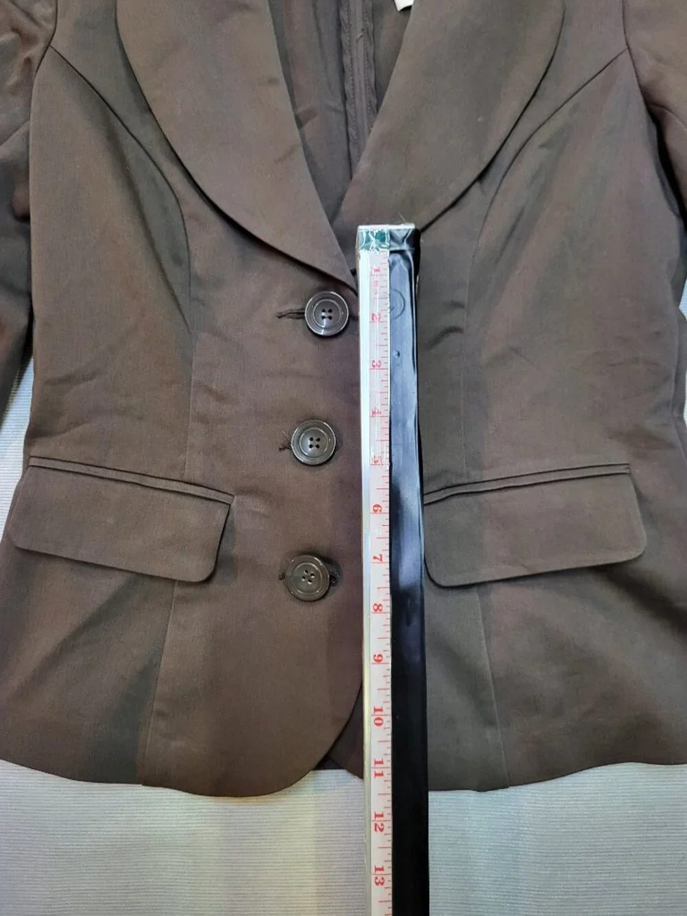 Ricki's Women's Blazer Size 2 Brown Fitted Career Jacket New With Tags Office - Picture 6 of 13